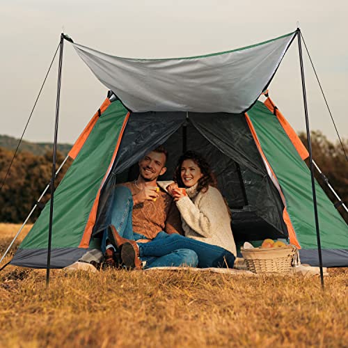 Carpa instantánea familiar para camping pop up 4-5 personas miniatura 2