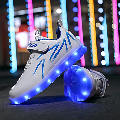Aizeroth USB Carica 7 Colori LED Scarpe Sportive