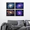 ملصق Insire Galaxy، فن الحائط، ملصقات علم الفلك للجدران، ملصق المجرات - غير مؤطر (8x10)