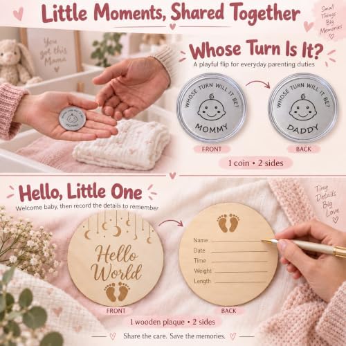 21-Piece Baby Shower Gifts for Girls, Newborn Baby Gift Basket with Baby Essentials, Keepsakes, Diaper Caddy Organizer — 사진 5
