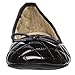 Alpine Swiss Women’s Aster Ballet Flats | Patent Leather Slip-On Shoes | Quilted Pillow Stitch | Rounded Toe | Everyday Comfortable Fashion Footwear PT BLK 7