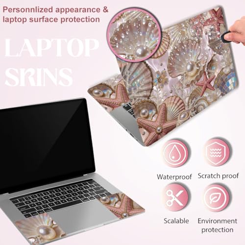 Protéger PC portable des rayures avec un sticker étoiles de mer - 4