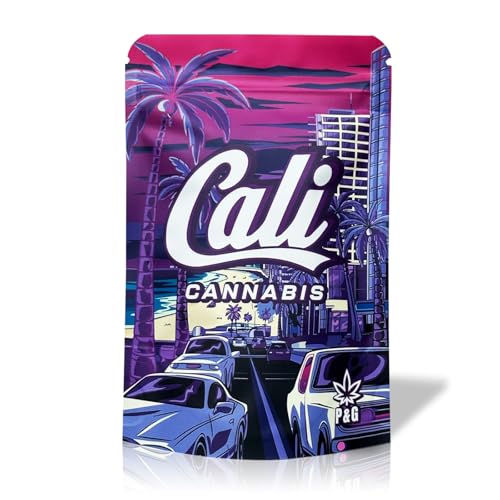100 Cali Packs Zip Beutel Zipper Beutel Druckverschlussbeutel Weed Bag