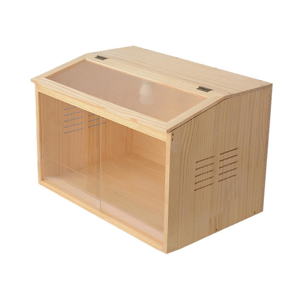 ＡＷＨＡＯ Chicken Brooder Box Quail Birds Incubators Wood Ornamental Exploring Toys Hamster Cage Mice Rat Habitat for Hedgehog Duck