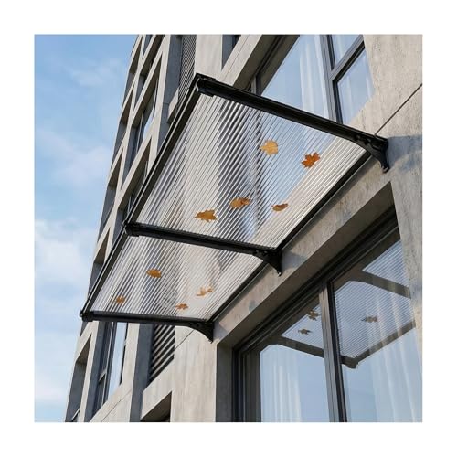 HBOOMOEM Toldo sobre La Puerta Principal，Marquesinas Exterior para Puertas y Ventanas，Apto para Uso en Exteriores, porches, Patios y terrazas; Presenta un diseño Plano.(100 * 80cm/39.4 * 31.5in)