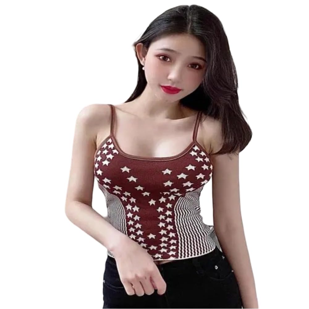 Women's Crop Top – Stylish and Trendy Fitted Design – Short Sleeve Stretchy Slim Fit Top for Casual wear | Color Brown-image-48
