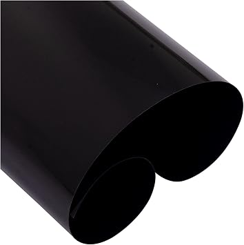 Heat Transfer Vinyl Black HTV Flock Vinyl Heat Transfer Vinyl Film Heat Press Circut Iron On T-Shirt Clothing DIY 20 x83.3ft/50cm X 25m HTV Heat Transfer Vinyl