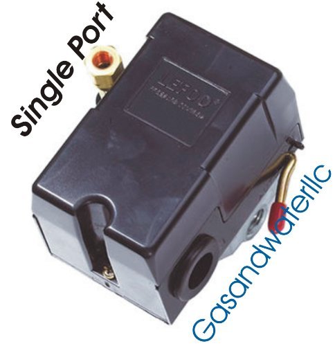 Heavy Duty Pressure Switch for Air Compressor 135-175 psi 26 Amp Single 1