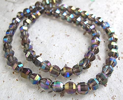 Perles Step Cut Rondelle LKBEADS 7mm pour réparer et personnaliser vos colliers en pierres