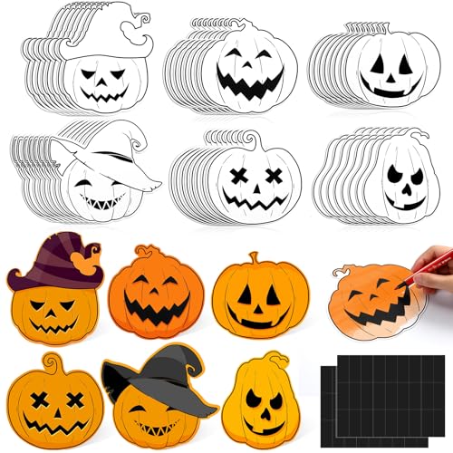 Kit de imanes decorativos Halloween para colorear 48 pcs