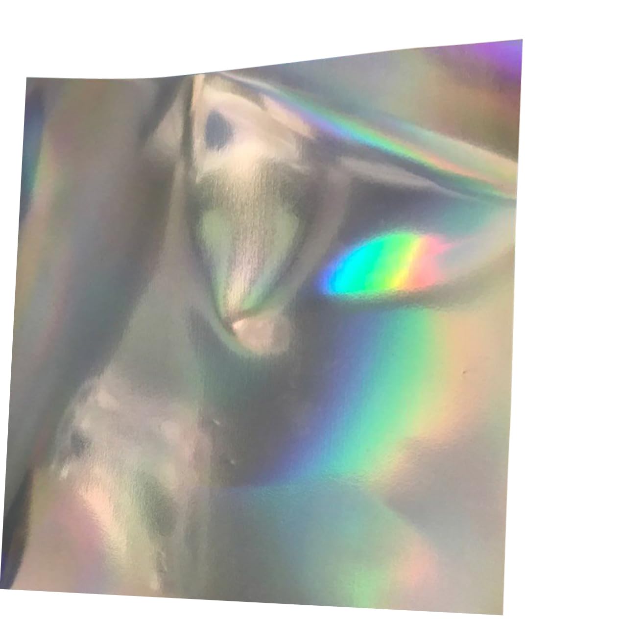 SHINEOFI 15stücke Holografisches Heat Transfer Vinyl Für T-shirts Sportbekleidung Taschen Und Andere Textilien Farbige Selbstklebende Folie Für Kreative Designs