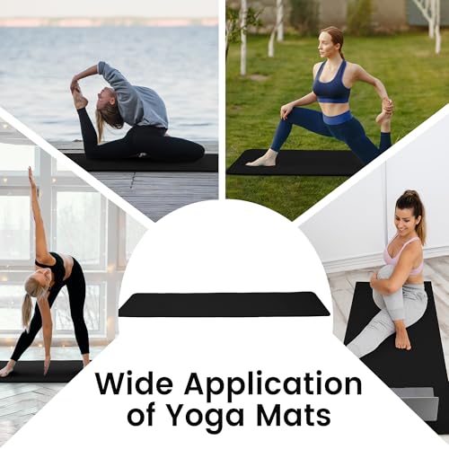 Image of BalanceFrom GoYoga All-Purpose 1 /2-Inch Extra Thick High Density Anti-Tear Exercise Yoga Mat with Carrying Strap