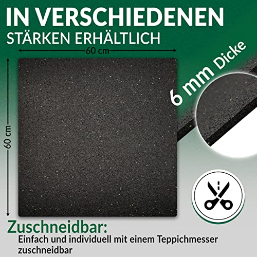 Image of PIKKI Washing Machine Mat, Anti-Vibration Mat, Vibration Damper, Non-Slip Mat, Rubber Mat Can Be Used in Many Areas (60 cm x 60 cm x 0.6 cm)