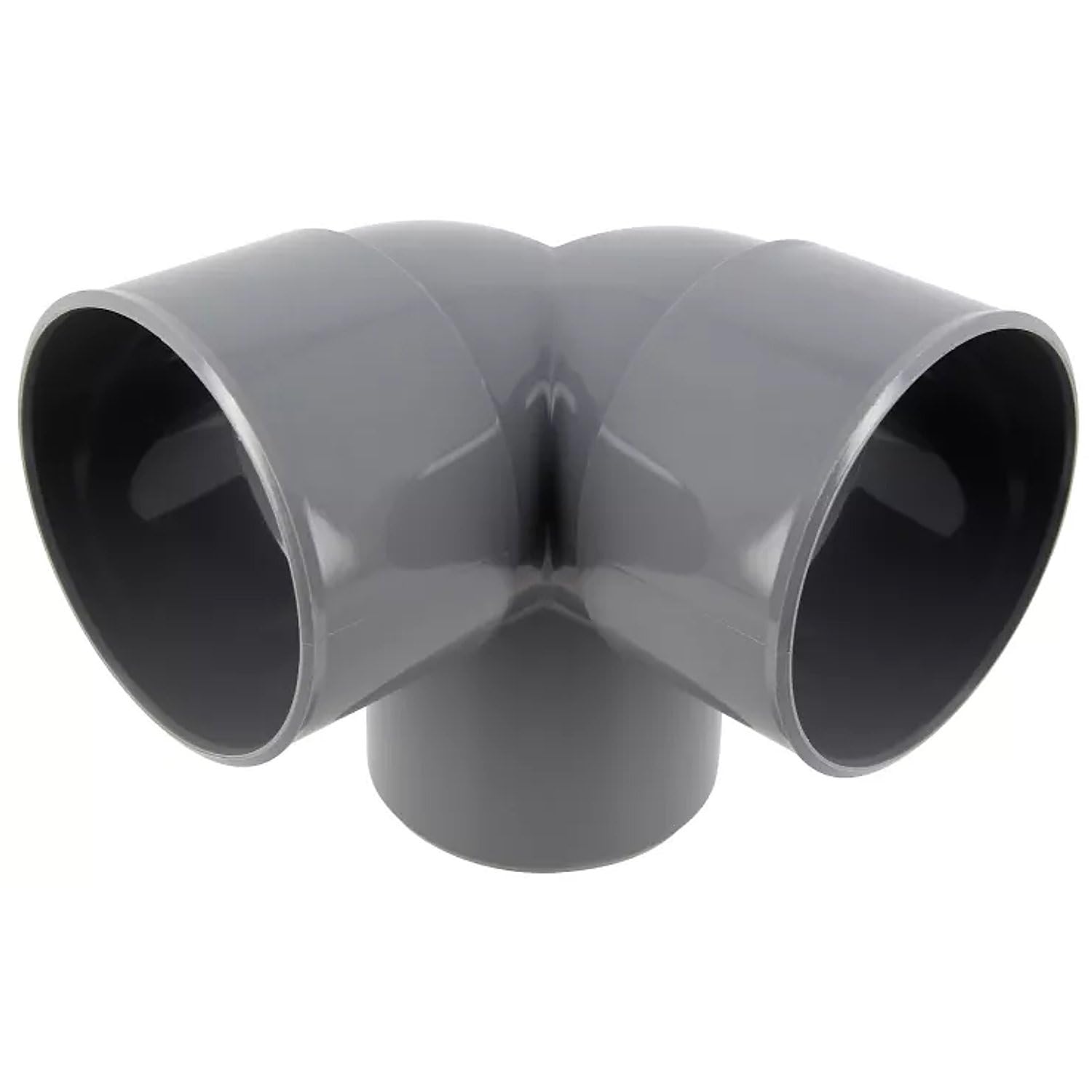 Nicoll - Tubo doble de PVC – Macho/hembra – 87 grados 30 – Escuadra – Diámetro 100 mm – cet 8