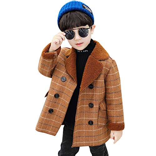 amropi Jungen Winter Mantel Klassischen Doppelten Breasted Trenchcoat Warm...