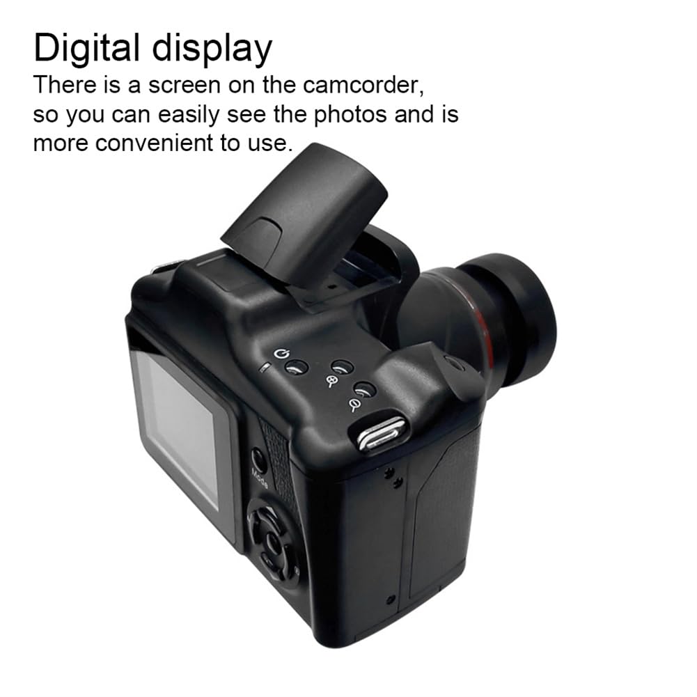 Appareil photo reflex numérique avec écran de 2,4 pouces, objectif grand angle, zoom 16x, appareil photo numérique haute définition pour étudiants, débutants, photographes professionnels +