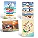 Ultimate Beach Christmas Card Variety Pack - 36 Beach Cards & Envelopes - 18 Different Beach Designs