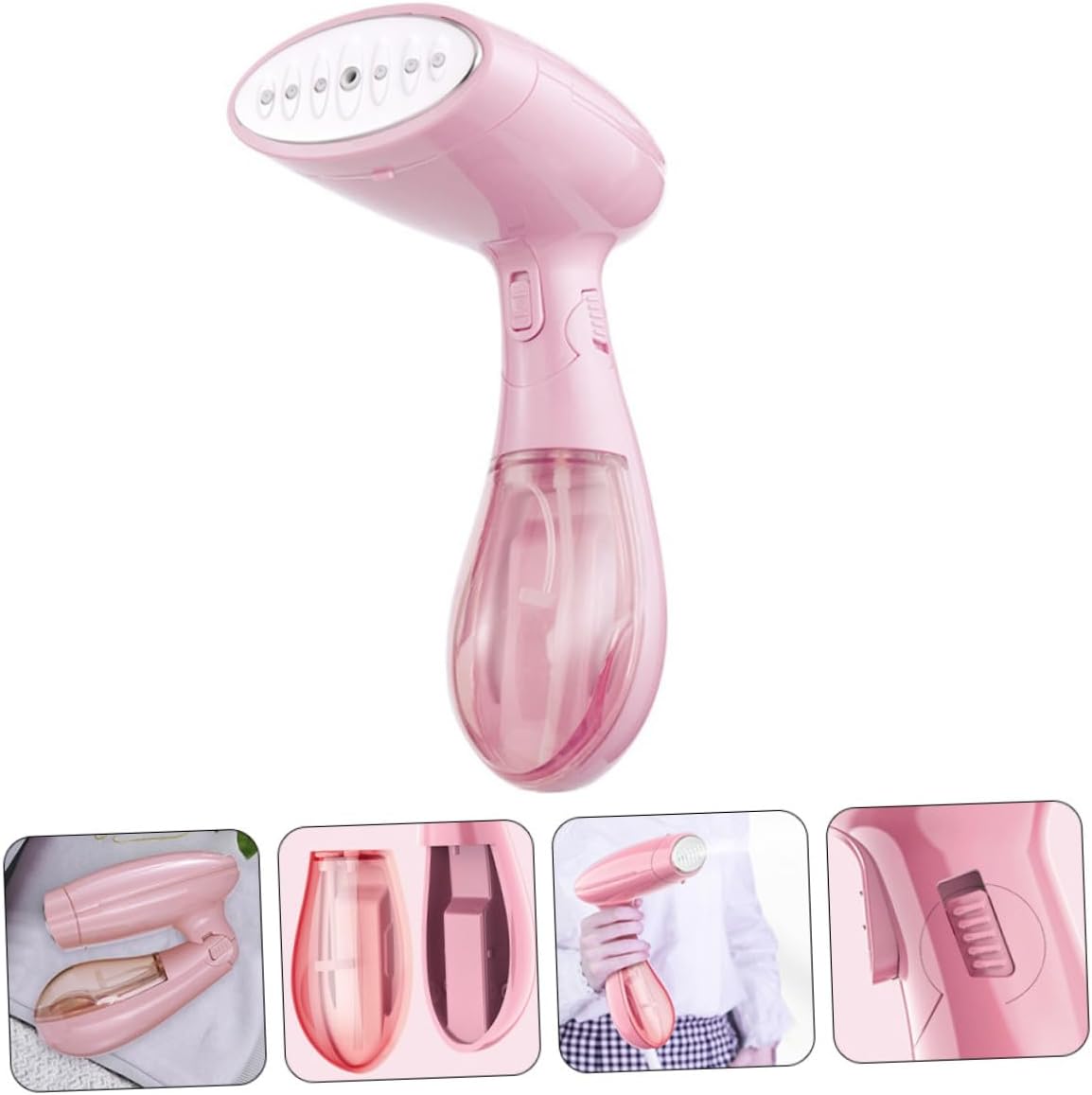 Portable Handheld Steamer for Clothes with Design Abs Material Fast Continuous Steam Wrinkle Remover Compact Travel Ironing Machine for Plug