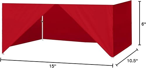 Miniatura 108 de Eurmax USA - Paredes con cierre completo para toldo desplegable de 10 x 15 pies, kit de 4 paredes solo (negro) Blanco,Verde bosque,Verde (Field
