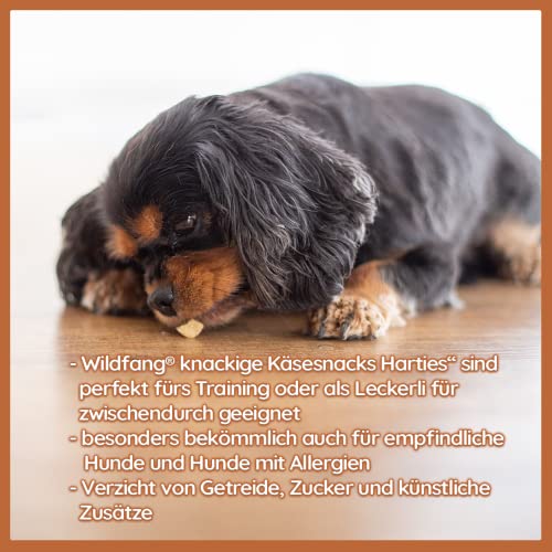 Wildfang® Harties | Käse - Leckerli für Hunde | Belohnungshappen beim Training