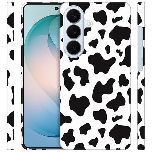 Coque Samsung S26 Plus 5G GlamCase imprimé vache en plastique rigide