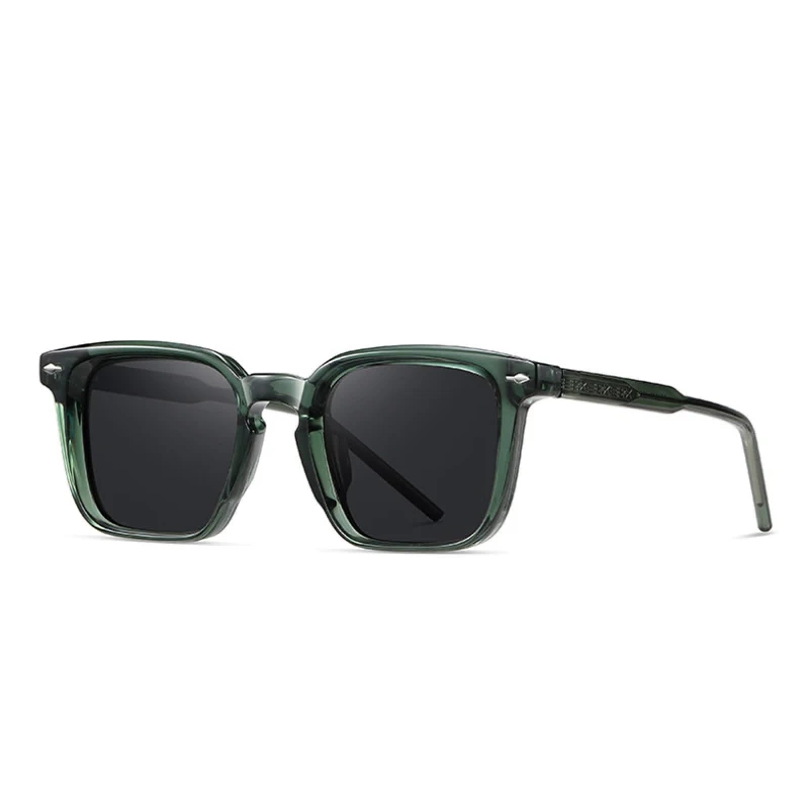 Gafas de sol de lujo para hombre y mujer, estilo retro, transparentes, con remaches punk, UV400
