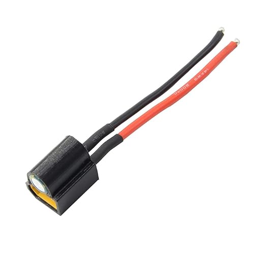 Miniatura 1 de QWinOut XT60 Condensador de filtro 35V 1000uF 14AWG 3.937 in Cable Cable para controlador de vuelo ESC RC Drone FPV Racing DIY Accesorios