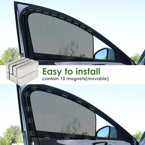 WD&CD 車用網戸メッシュカーテン 2枚セット