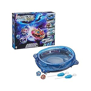 Beyblade Burst Surge Speedstorm Volt Knockout-gevechtsset – Complete gevechtsset met Beystadium, 2 gevechtstollen en 2…