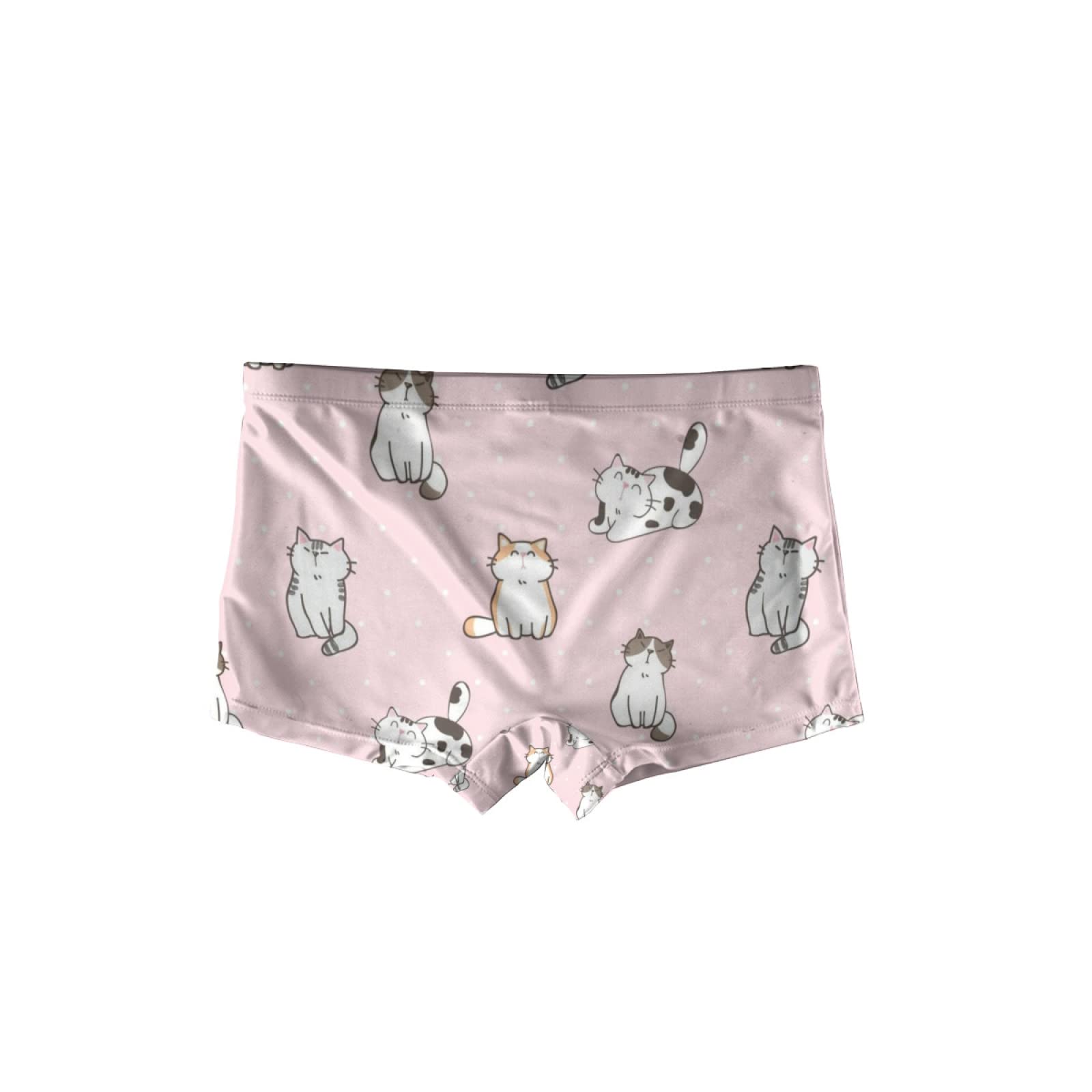 Amazon.co.jp: 男の子 パンツ かわいい 猫柄 ネコ キッズ ボクサー