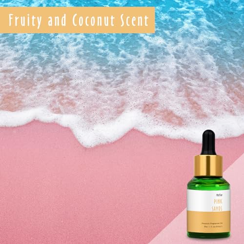 Image of Pink Sands Fragrance Oil, MitFlor 30ml Premium Scented Oil, Large Size Fragrance Essential Oils for Diffuser, Soap & Candle Making Scents, Home Diffuser Oil