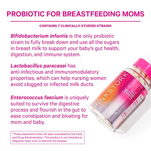 Pink Stork Total Lactation Probiotic Probiotics for Women, Lactation