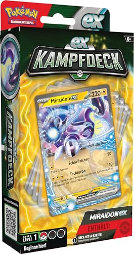 Pokémon-Sammelkartenspiel: Kampfdeck Miraidon-ex (sofort spielbares Deck mit 60 Karten)