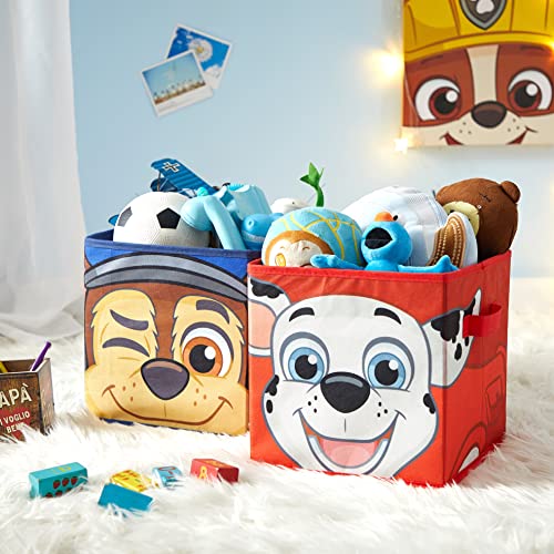 Paw Patrol Collapsible Storage Cubes Set of 2 10x10
