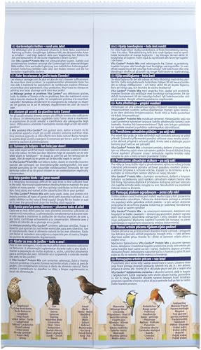 Vitakraft Vita Garden, Protein Mix, Vogelfutter für Wildvögel, mit vielen tierische Proteinen, umweltschonend, Ambrosia controlled (1x 1kg) – Bild 3