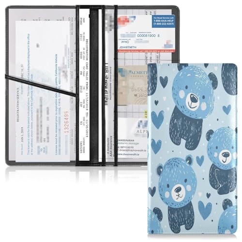 Organizador de Documentos para Carro Cuero miniatura 2