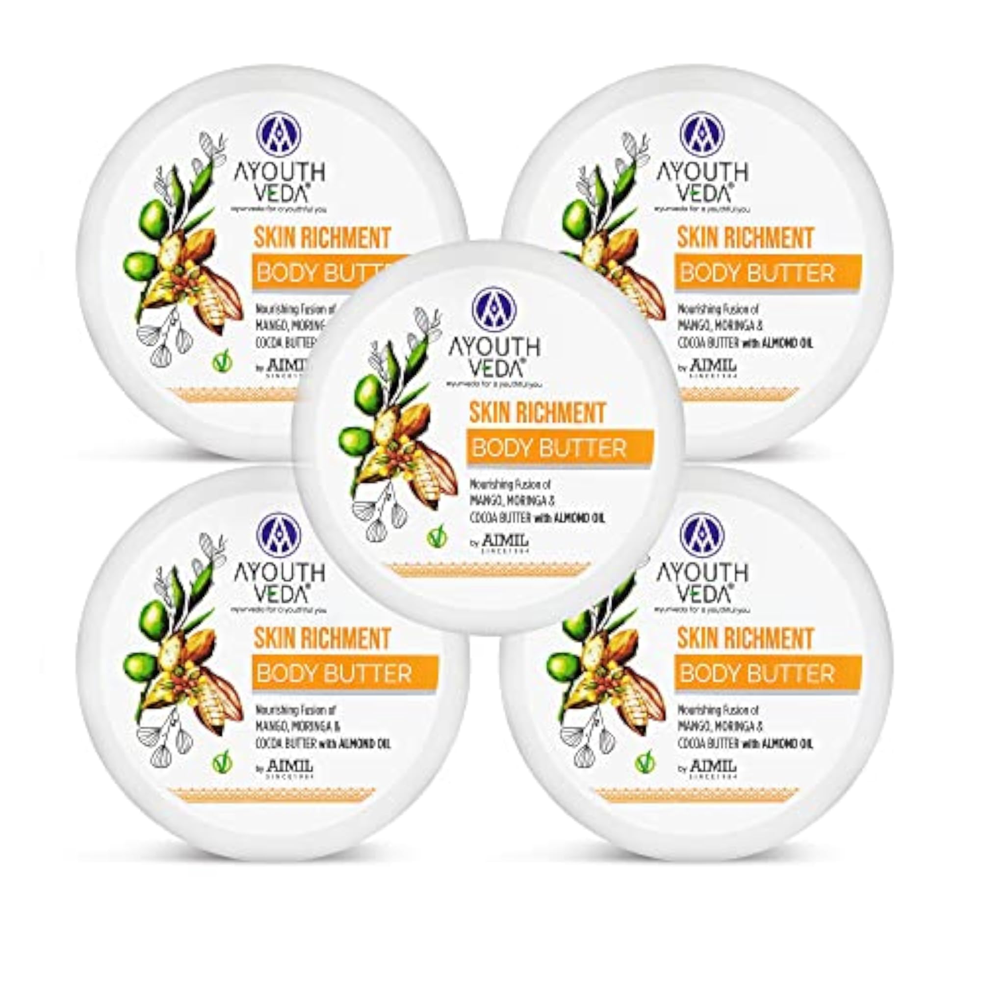 Skin Richment Body Butter, Pack of 5, 200gm Each