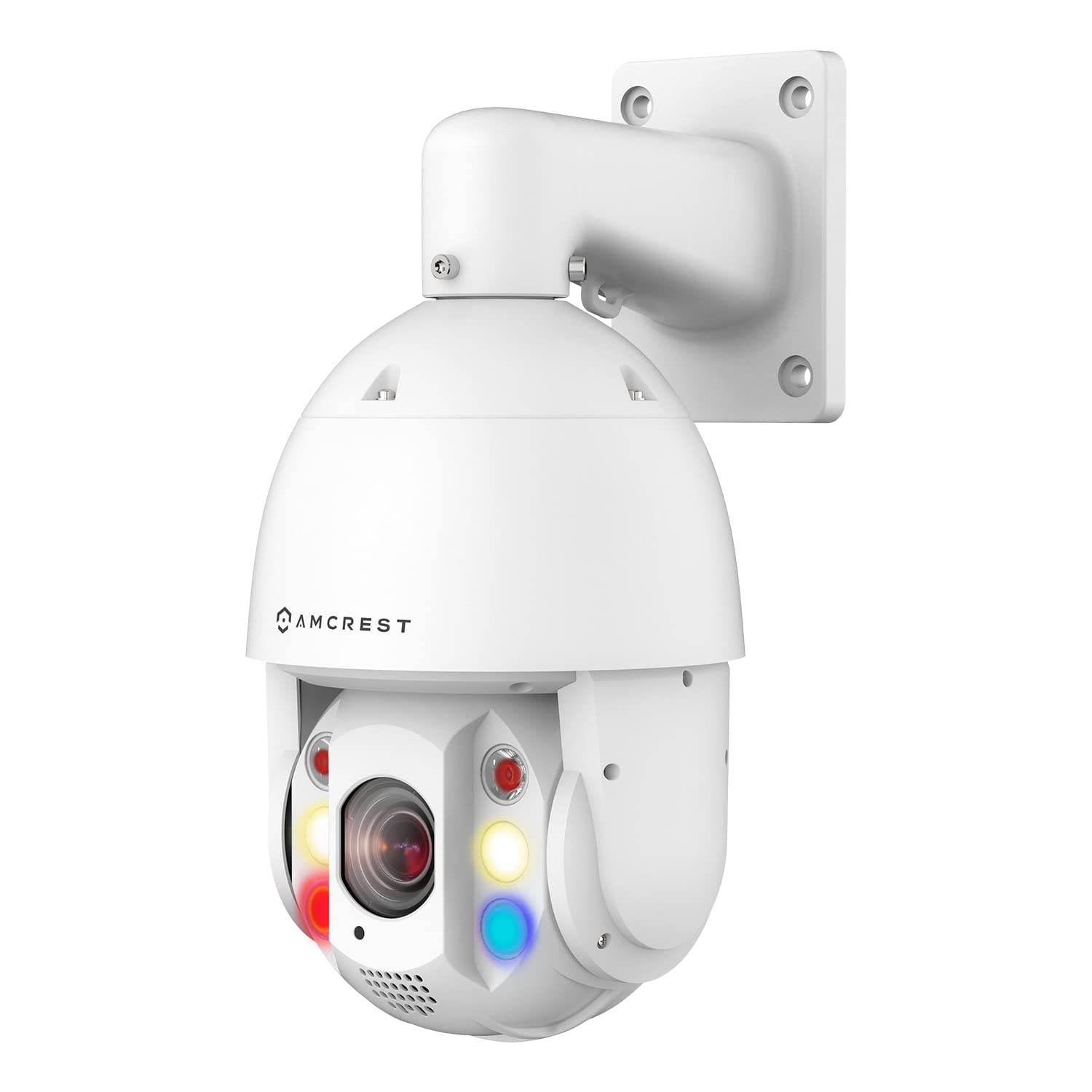 4MP Outdoor PTZ POE+ 802.3at AI IP Camera Pan Tilt Zoom (Optical 25x Motorized), Face Detection, High Speed Auto Tracking, Video MetaData Monitoring, 492ft IR Night Vision, IP4M-1093EW-AI