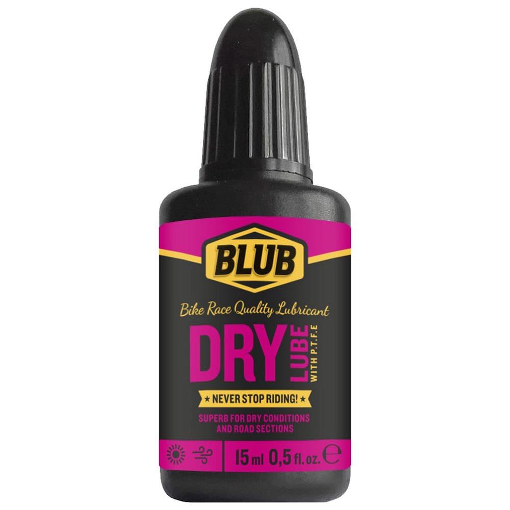 Blub Dry with Exhibitor Box 15ML, Excellent Lubricant For Dry Conditions and Long Distances