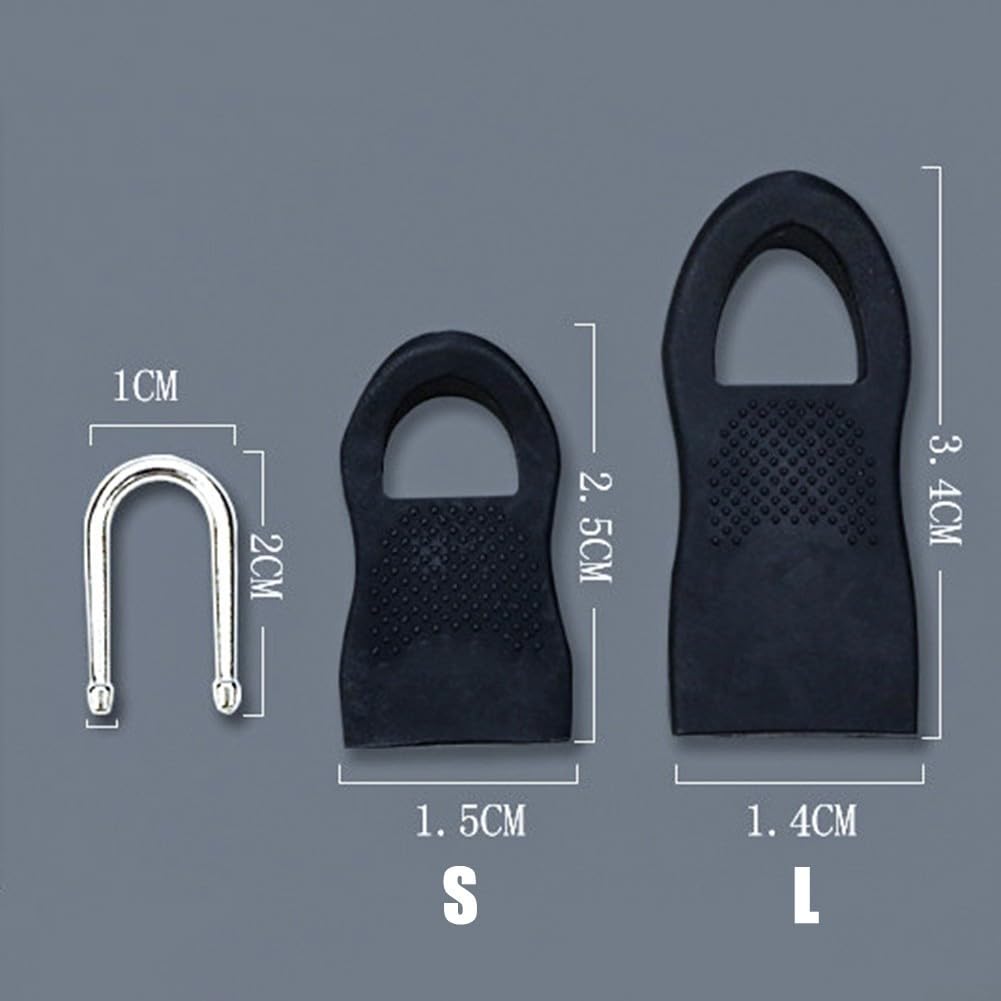 Riparazione Valigia 3.4cm Metallo Riparazione Valigia 3.4cm(black large) | Lega anti-ruggine, all'usura, ideale per valigie danneggiate, durata prolungata