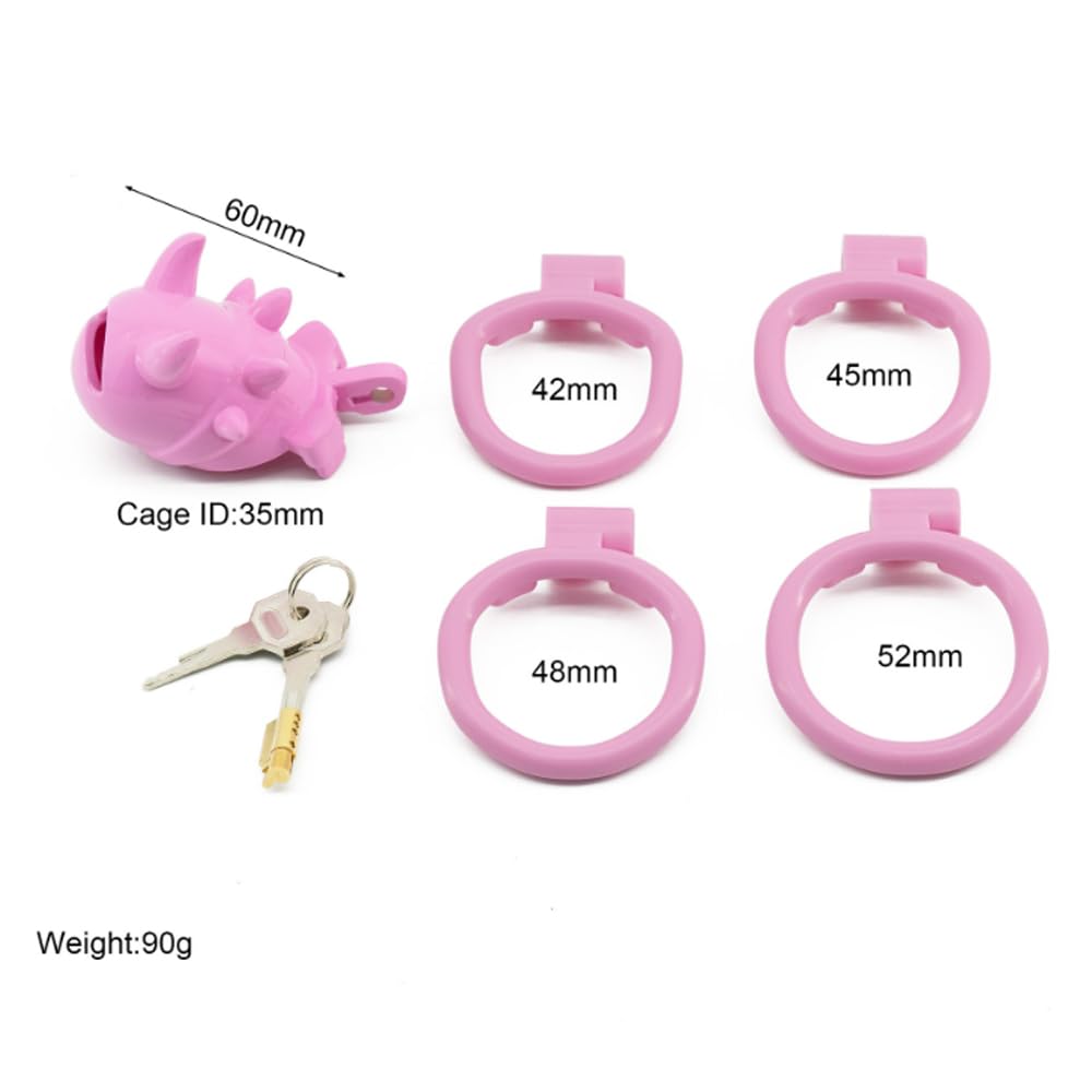 Peniskäfig mit Chastity Panties Panel Keuschheitskäfig mit Anti-Shedding Floralem Höschen Sissy Cock Cage Teufels Chastity Cage Keuschheitskäfig Herren Penis Bondage Sexspielzeug für Männer