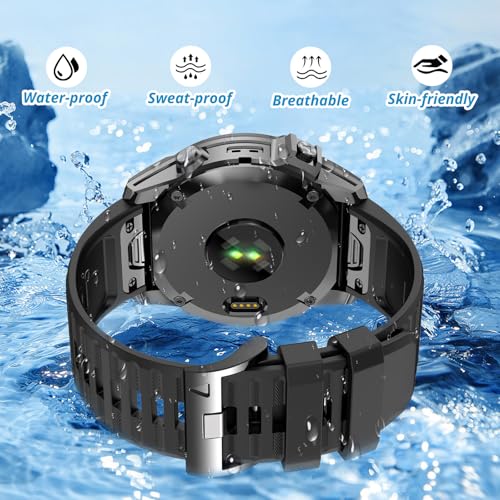 Correas de silicona 22mm para Garmin Fenix y tactix miniatura 4