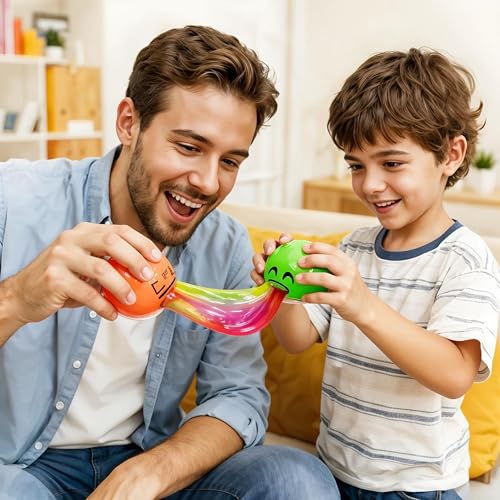 Vomiting Egg Slime Toy - Funny Prank Squeeze Stress Ball Puking Yolk, Novelty Fidget Relief Toy Gag Gift for Kids Adults, Christmas Stocking Stuffers & Birthday Parties - Image 4