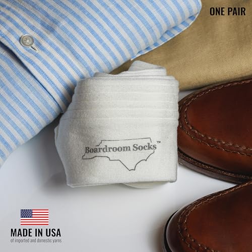 Cotton Dress Socks for Men – Comfortable Men’s Executive Socks – Classic Mid-Calf Dress Socks by Boardroom Socks4