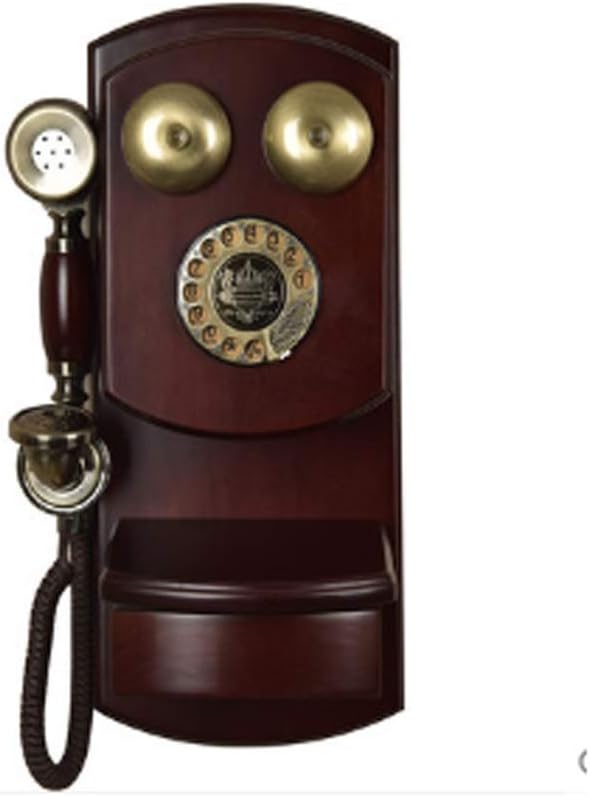 Retro Rotary Dial Phone Antique Wired Continental Telephone Phone Decoration