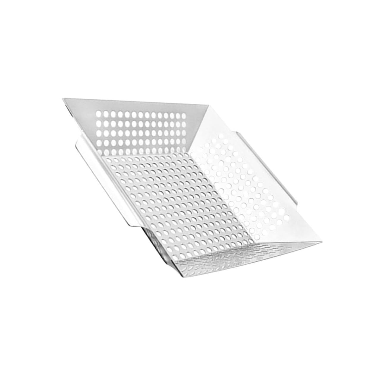 HANABASS 1pc Bbq Grill Pan Bbq Tray Heat-resistant Grill Plate Square Barbecue Pan Outdoor Korean