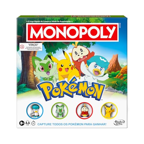 Monopoly Pokémon Edition Jogo de Tabuleiro