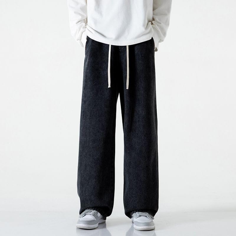 Men's Jeans Multi-Pocket Street Denim Summer Straight Leg Pants2