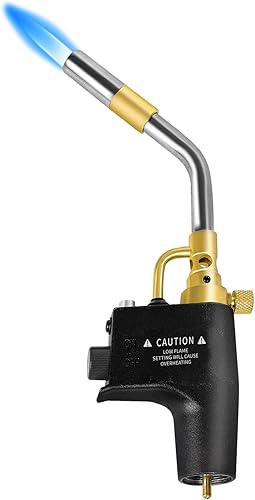 Cabezal de antorcha de propano de alta intensidad, antorcha de gas de arranque de gatillo, kit de antorcha de gas de mapa para propano, MAPP y