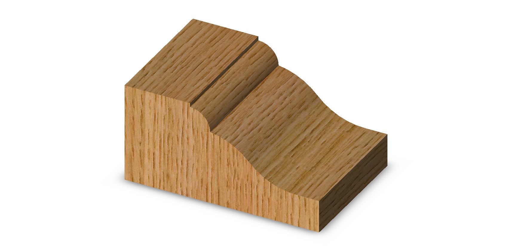 Whiteside Router Bits 5954 Ogee koralik podniesiony panel bit o dużej średnicy 5/30 cm i długości cięcia 13 cm